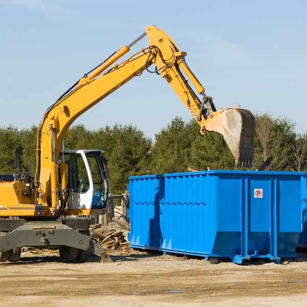 how does a residential dumpster rental service work in Luck WI